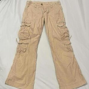 Pure Color Cargo Pants